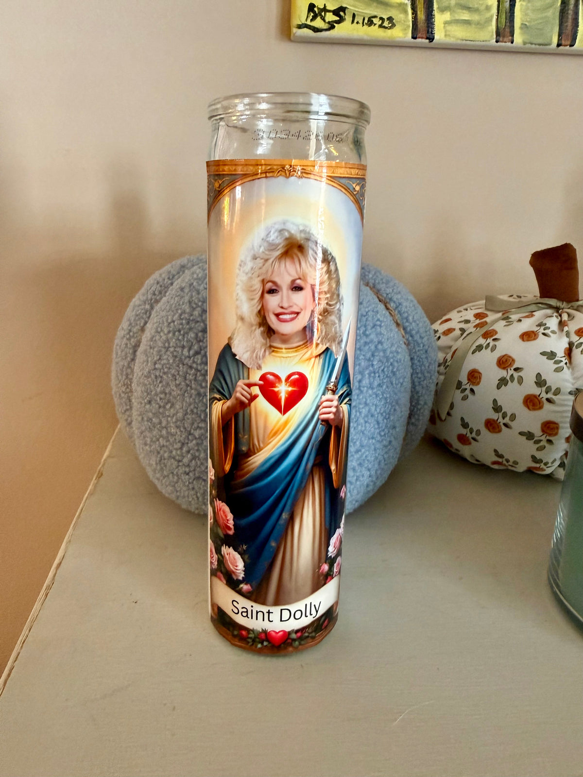 Dolly Prayer Candle